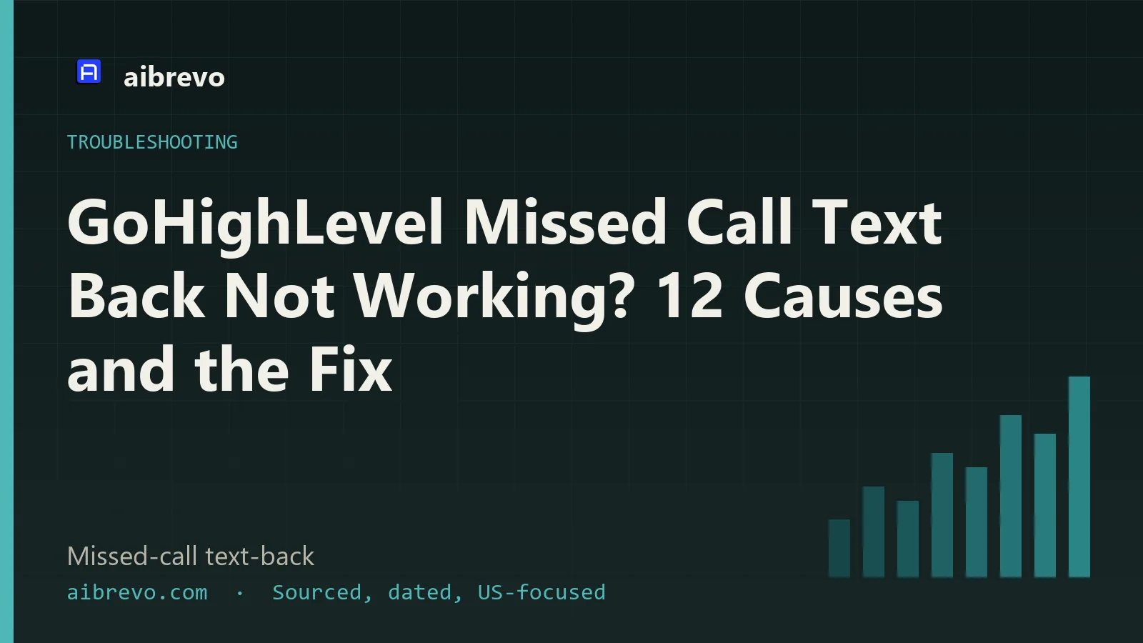 Diagram of a missed phone call passing through seven checkpoints before a text message reaches the caller